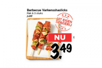 barbecue varkensshalicks