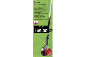 2 in 1 benzine trimmer