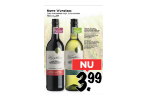 nuwe wynplaas