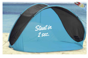 pop up strandscherm