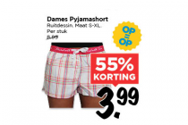 dames pyjamashort