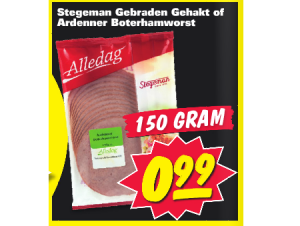 stegeman gebraden gehakt of ardenner boterhamworst