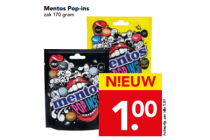 mentos pop ins