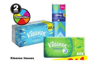 kleenex tissues of zakdoekjes