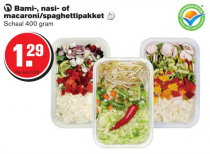 bami  nasi  of macaronispaghettipakket