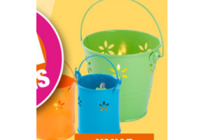 citronella kaars in emmer