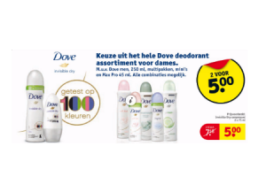 dove deodorant voor dames