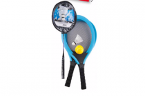 grote soft tennisset of badmintonset