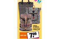 rugzak of shopper