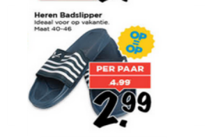 vomar heren badslipper