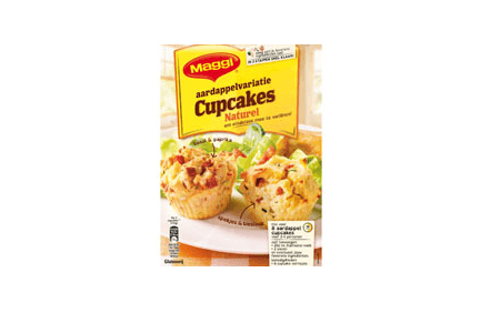 maggi aardappelvariatie cupcakes naturel