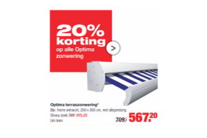 optima terraszonwering