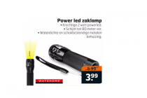 power led zaklamp