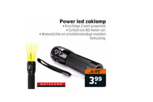 power led zaklamp