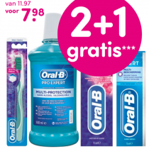 oral b tandpasta handtandenborstels floss en mondwater