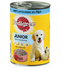 pedigree blik junior lamsvlees met rijst