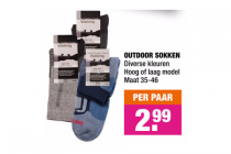 outdoor sokken