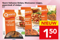 italiaanse blokjes mexicaanse reepjes pepersteak of stukjes