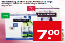 elandsberg 2 liter zuid afrikaanse wijn