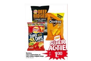 doritos lays superchips of lays deep ridges chips