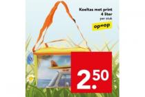 koeltas met print 4 liter