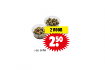 verse olijven nu 2 voor euro250