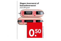 slagers leverworst of boerenleverworst