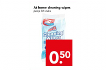 at home cleaning wipes