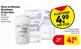 dove en rexona maximum protection