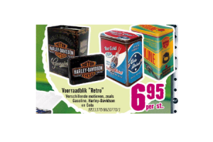 voorraadblik retro