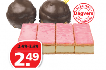 plus chocobollen of roze tompouces