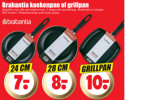 Roest vervorming hartstochtelijk Brabantia koekenpan of grillpan voor €7,00 - Beste.nl