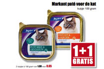 markant pate voor de kat