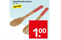 saladebestek bamboe