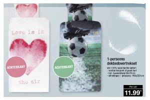 1 persoons dekbedovertrekset