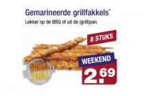 gemarineerde grillfakkels
