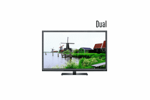 dual hd led televisie 32 inch met dvd speler