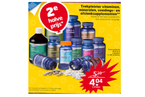 trekpleister vitaminen mineralen voedings  en afslanksupplementen