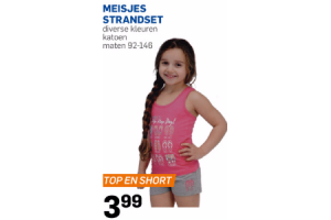 meisjes strandset