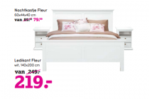ledikant fleur en nachtkastje fleur