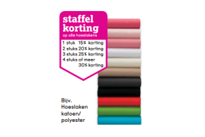 hoeslaken katoenpolyester
