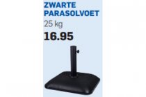 zwarte parasolvoet