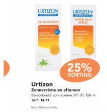 urtizon zonnecreme en aftersun