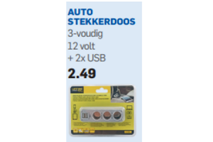 auto stekkerdoos