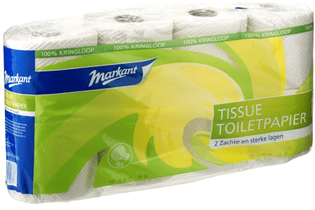 markant toiletpapier gerecycled