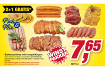 barbecuevlees mini verpakkingen