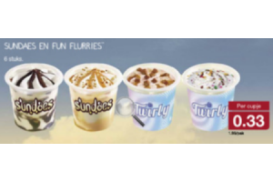 sundae en fun flurries