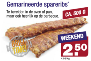 gemarineerde spareribs