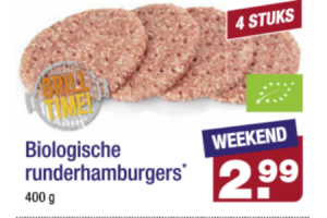 biologische runderhamburgers