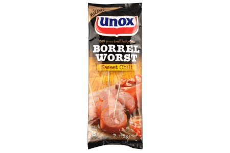 unox borrelworst sweet chili